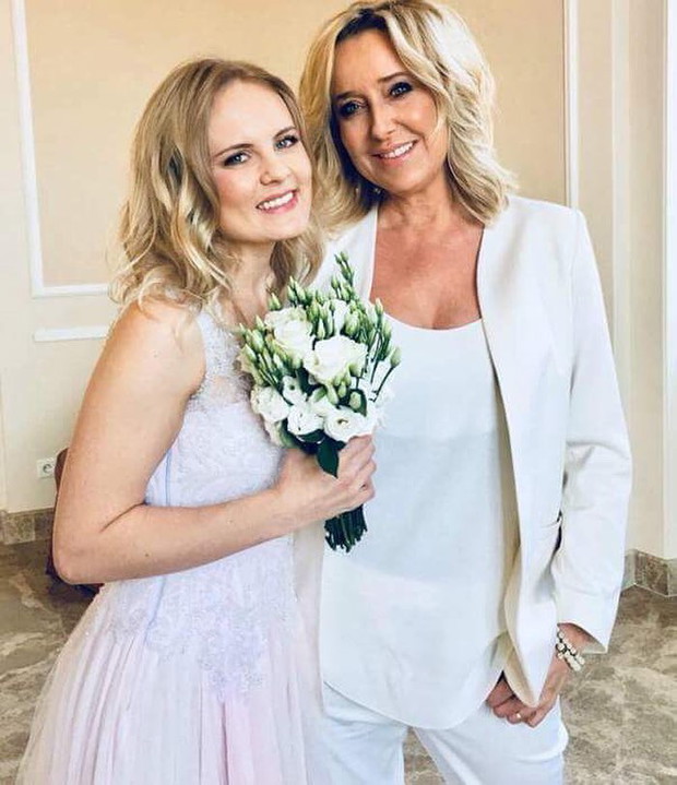 Agata Młynarska z przybraną córką