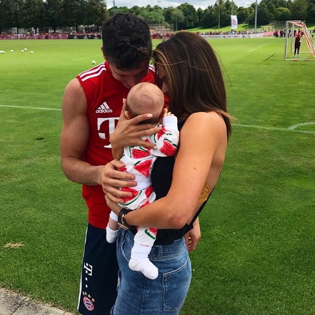 Robert Lewandowski z Anią Lewandowską