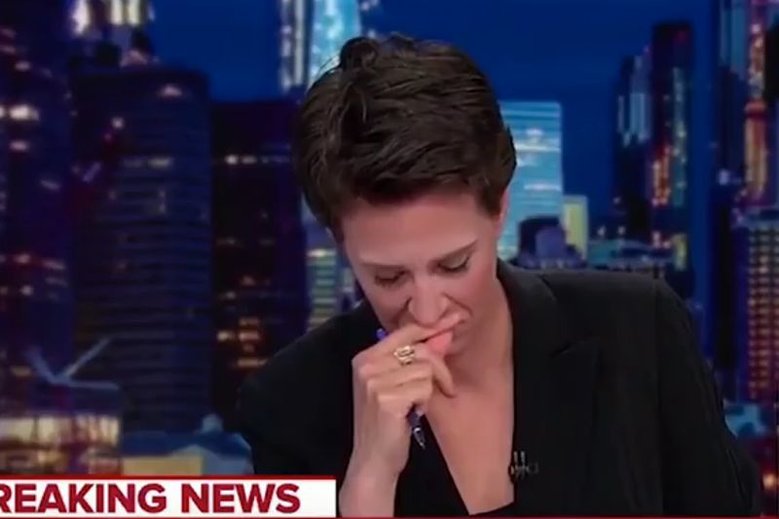 Rachel Maddow płacze na wizji