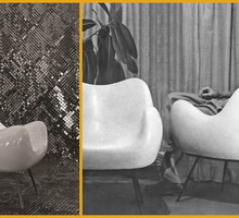 RM 58. Roman Modzelewski siedzący w fotelu RM58