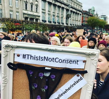 Protest kobiet w Irlandii