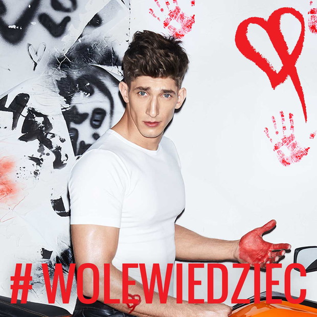 Kampania społeczna popularyzująca badania na obecność wirusa HIV