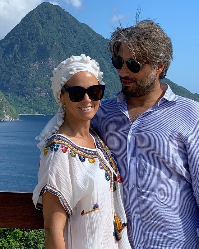 Kinga Rusin z partnerem Markiem na wakacjach