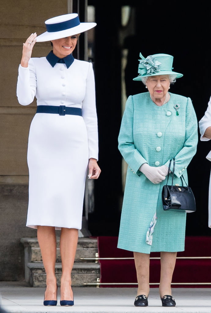 Melania Trump i Królowa Elżbieta II