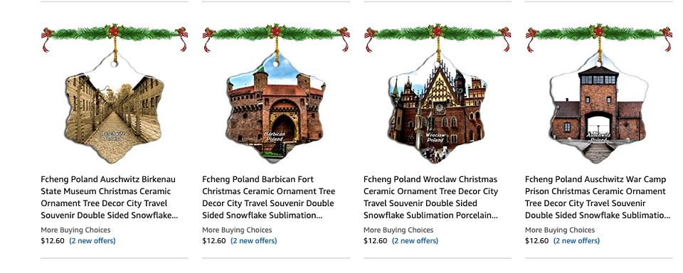 Pamiątki oferowane na stronie Amazona (Archiwum)