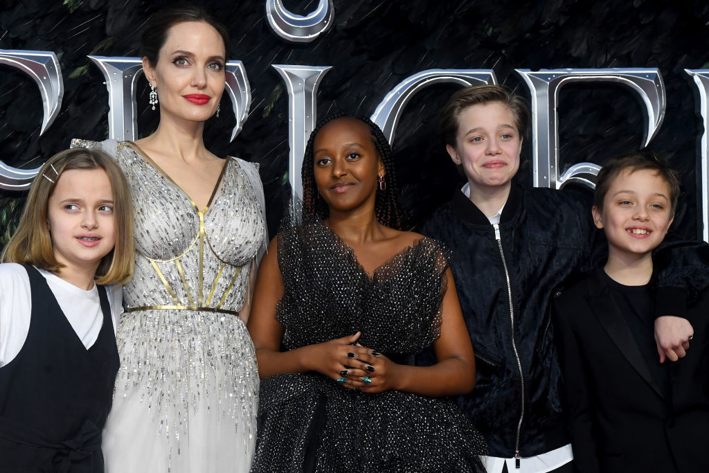 Angelina Jolie z dziećmi