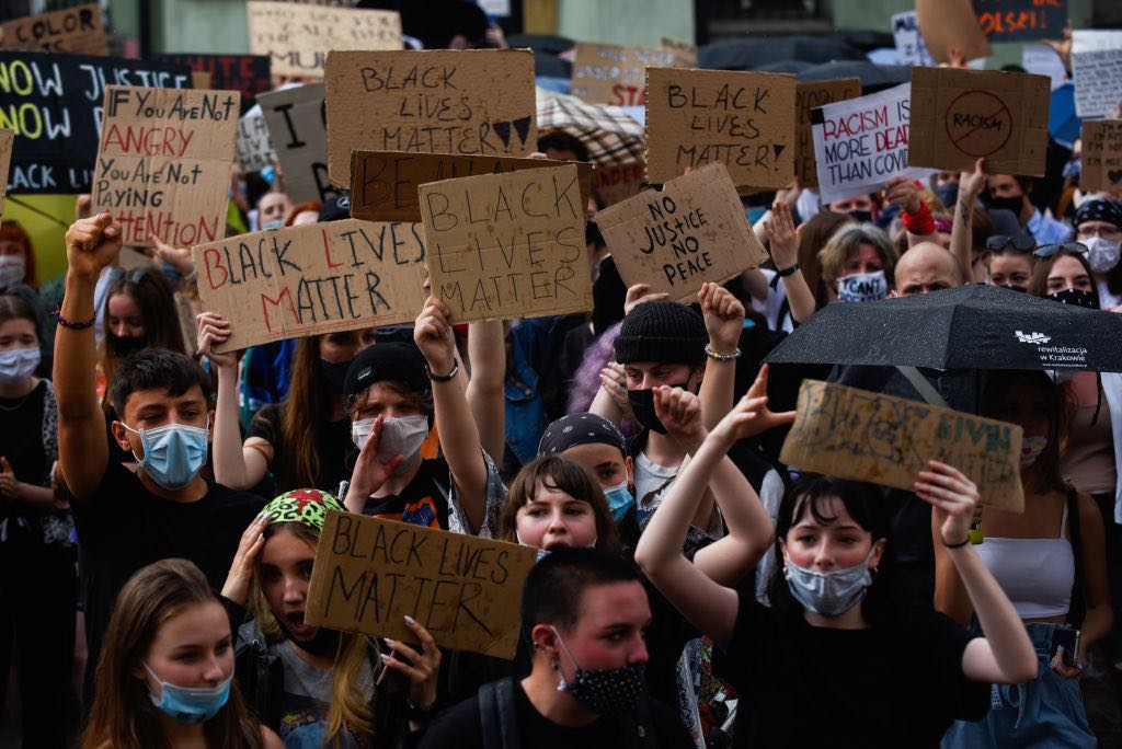 Protesty w Warszawie: "Stop calling Murzyn"