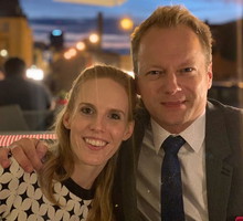 Kasia Stuhr-Błażejewska i Maciej Stuhr