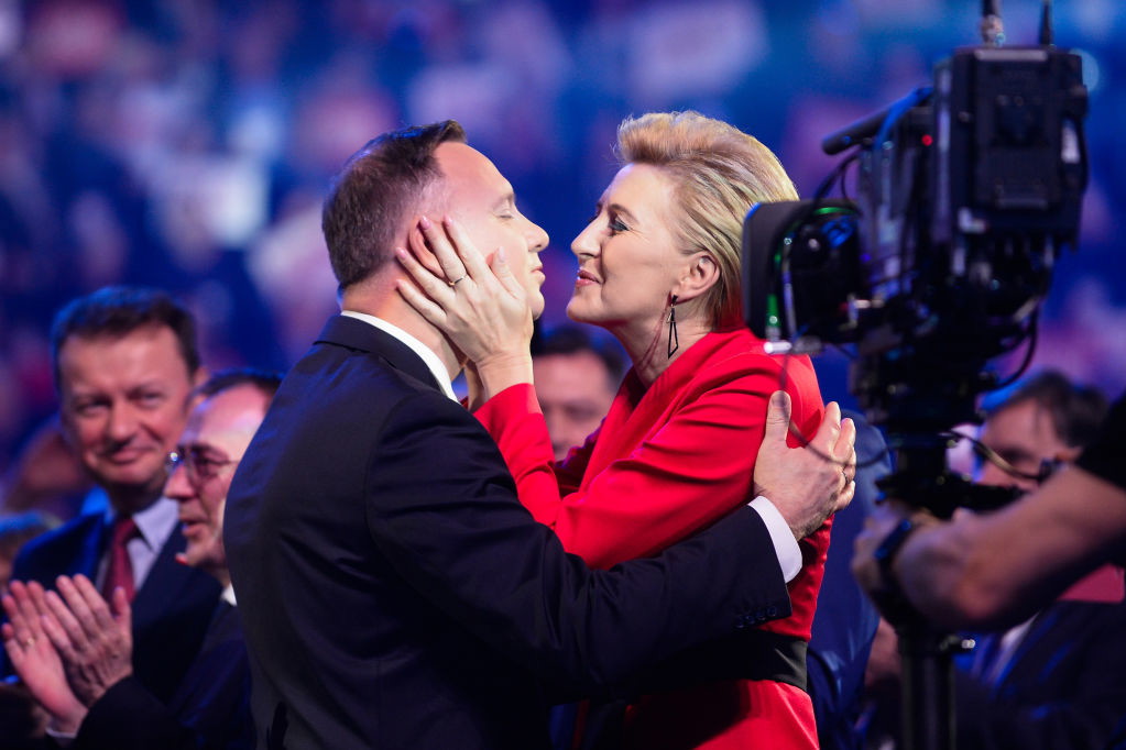 Prezydent Andrzej Duda w obronie żony