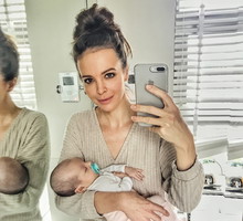 Anna Wendzikowska z córką Antoniną