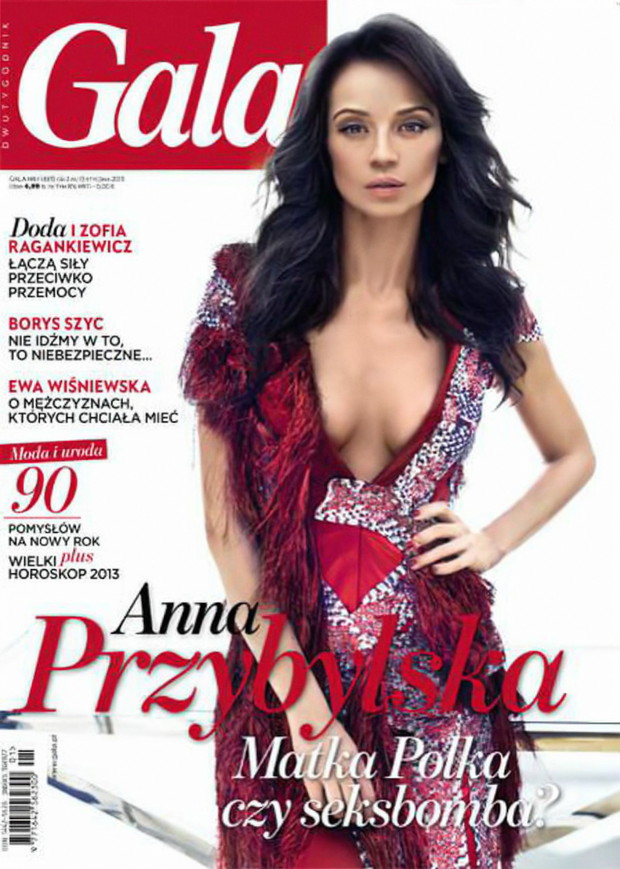 Anna Przybylska na okładce Gali