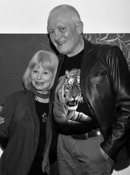 Marek Frąckowiak i jego żona Ewa Złotowska