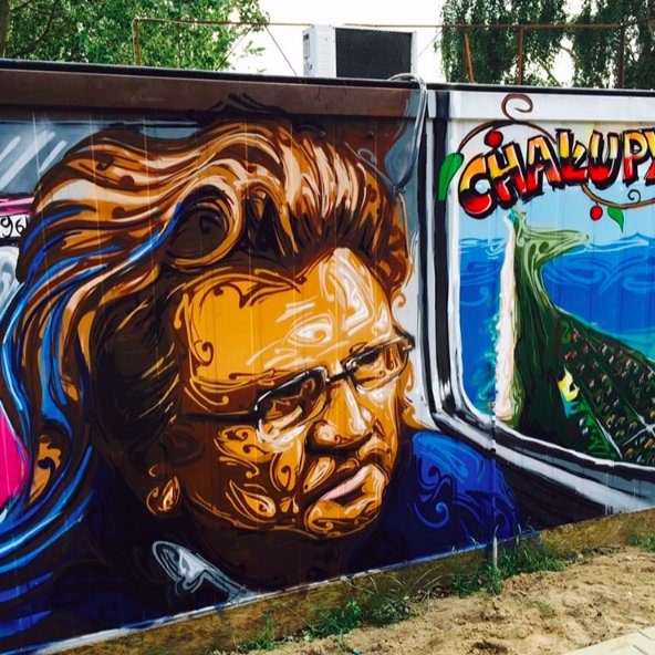 Mural Zbigniewa Wodeckiego