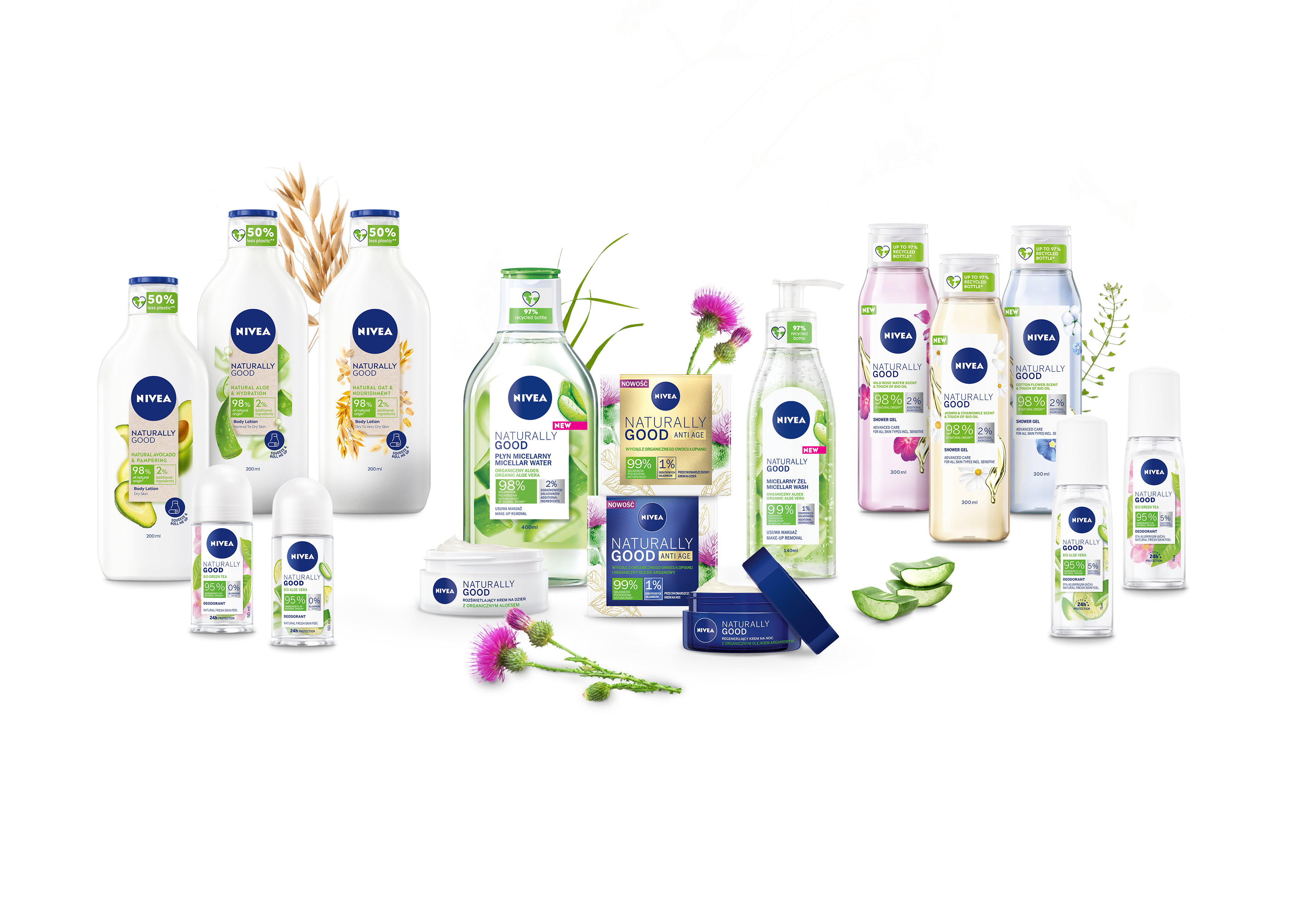Nowa odsłona linii nivea naturally good – 100% transparentności dla naturalnie pięknej i zdrowej skóry