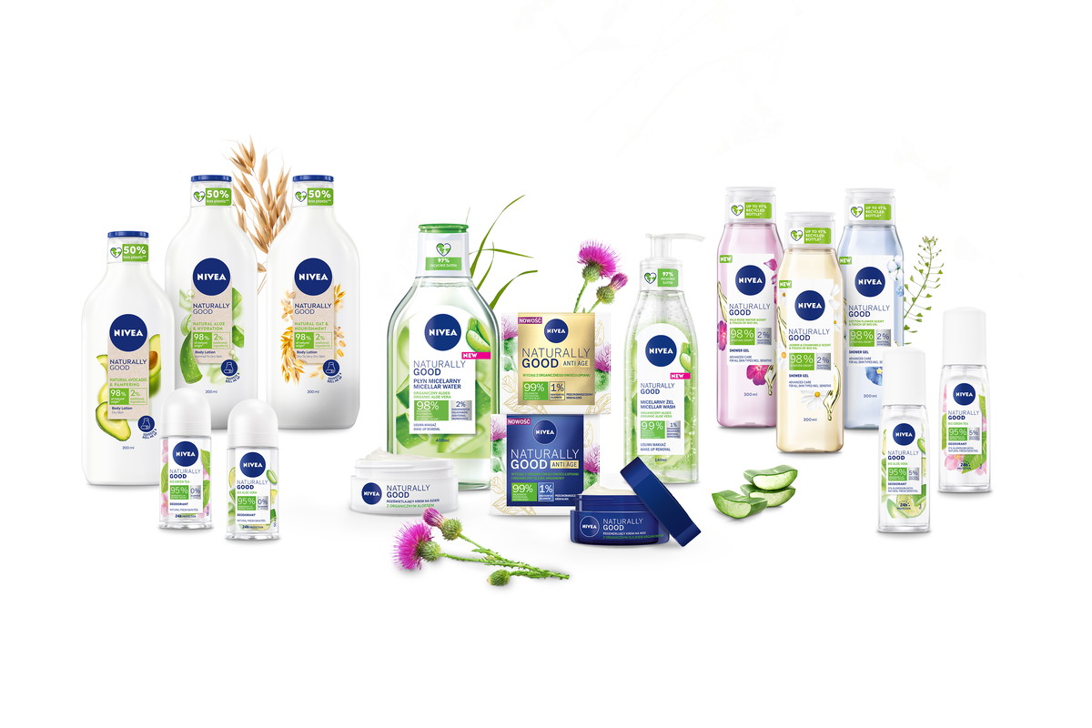 Nowa odsłona linii nivea naturally good – 100% transparentności dla naturalnie pięknej i zdrowej skóry