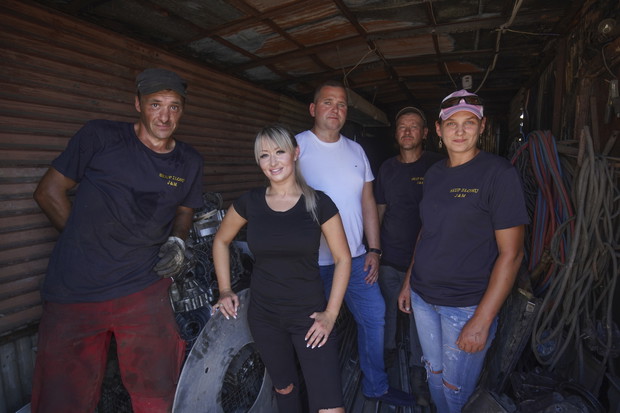 Justyna Sawicka w programie Złomowisko PL