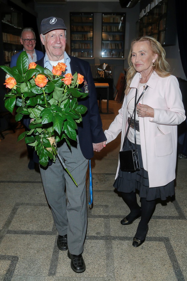 Bogumiła Wander z mężem Krzysztofem Baranowskim