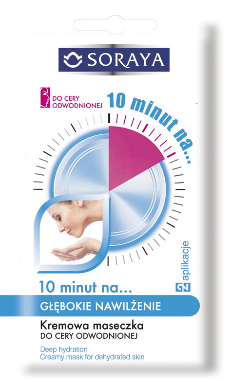 SORAYA 10 minut na … Głębokie nawilżenie Kremowa maseczka do cery odwodnionej