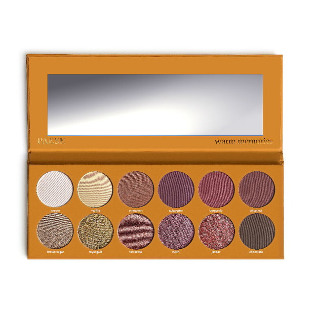 Paleta cieni Warm Memories, PAESE