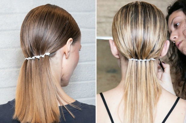 Modne fryzury 2019: włosy zaczesane do tyłu