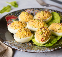 Jajka faszerowane całkowicie po polsku - przepis Magdy Gessler