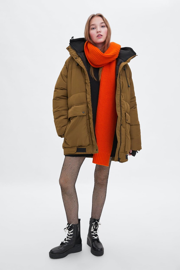 Zara, puchówka z kolekcji kapsułowej Recycled, 499 zł