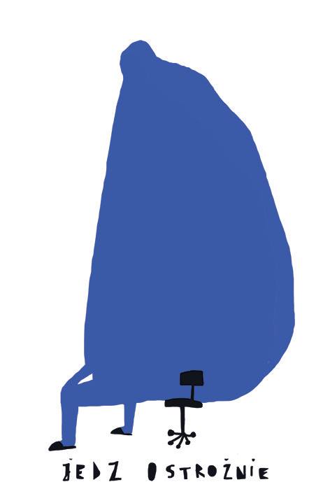 Plakaty z kampanii Jedz ostrożnie