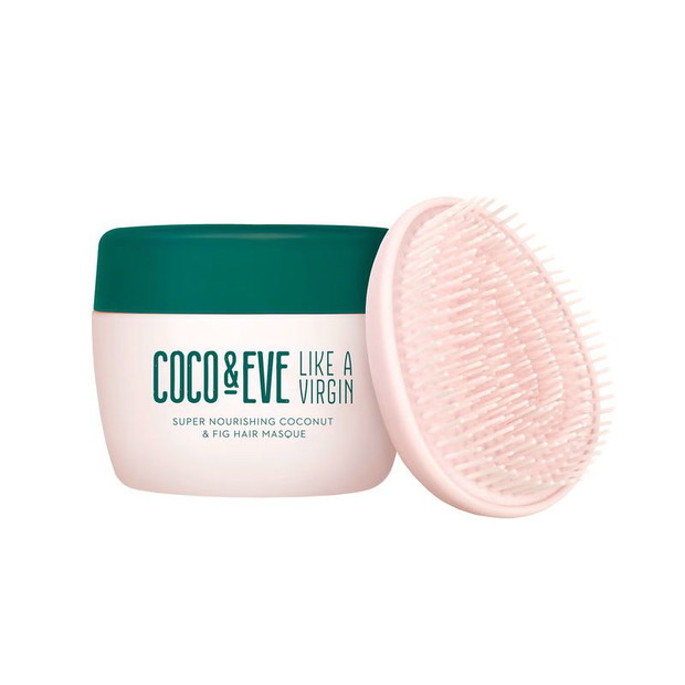 Kokosowa maska do włosów ze szczotką, Coco & Eve