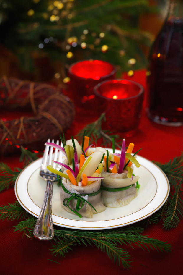 Przepisy na Wigilię i Boże Narodzenie: Rolmopsy z gruszką