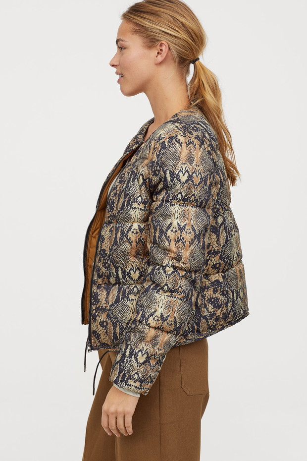 Puchowa kurtka wiosenna H&M; 149,99 zł