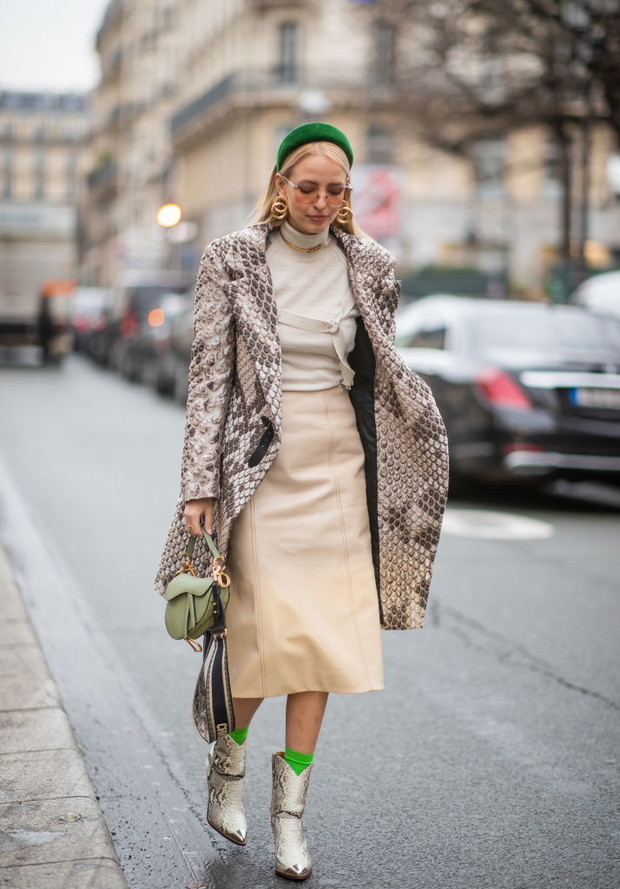 Wzór wężowej skóry hitem trendy moda wiosna 2019