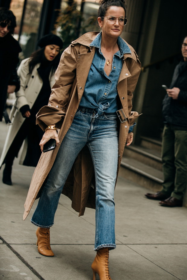 Jeans trendy moda wiosna 2019: moda uliczna wiosna 2019