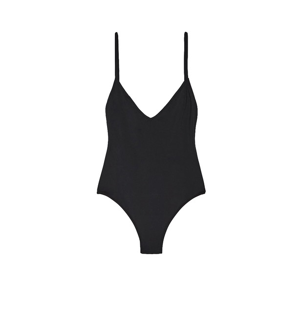 Wycięty kostium kąpielowy Bershka