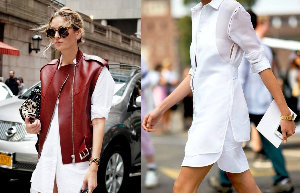 Biała sukienka wiosna lato 2017