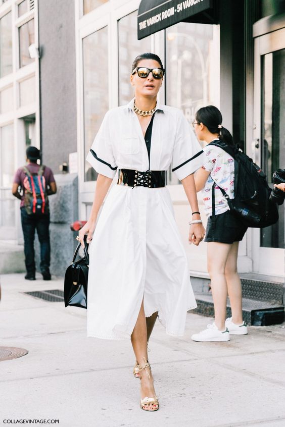 Biała sukienka wiosna lato 2017