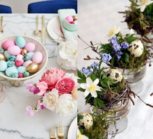 Dekoracje stołu Wielkanoc 2017