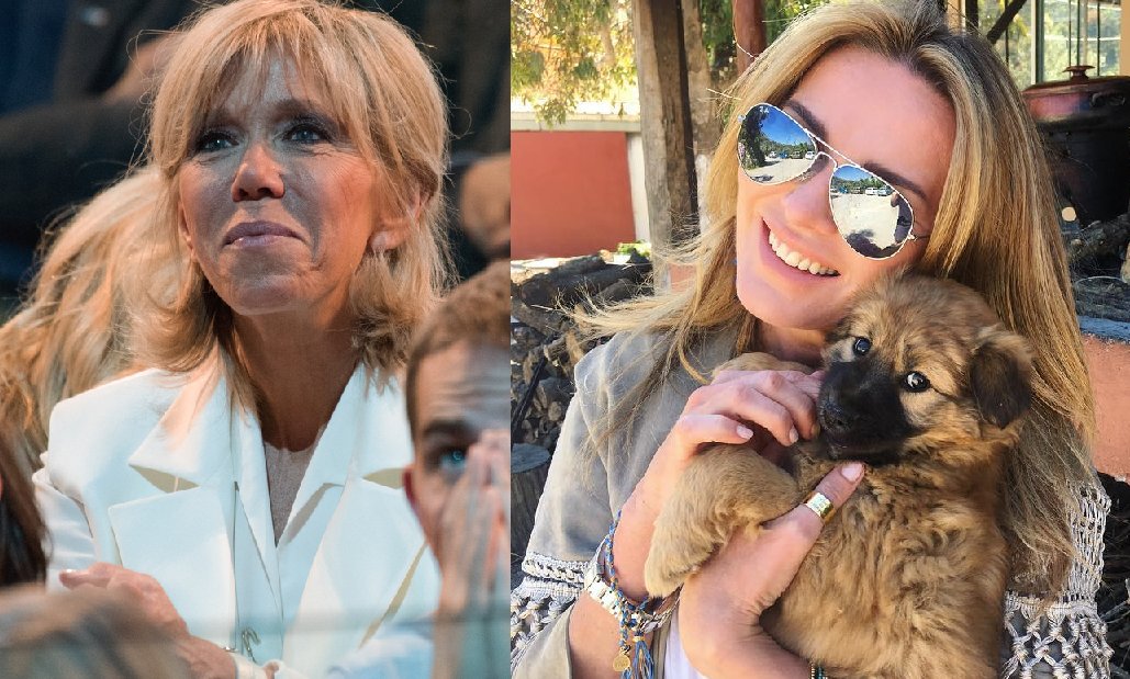 Brigitte Macron i Hanna Lis