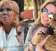 Brigitte Macron i Hanna Lis