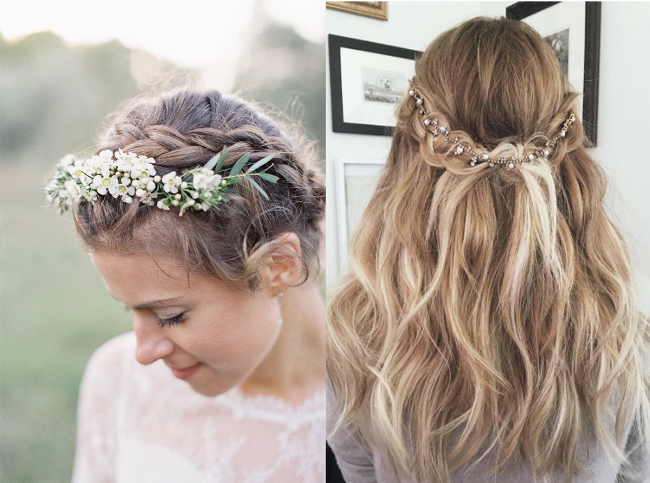 Fryzury ślubne w stylu boho inspiracje