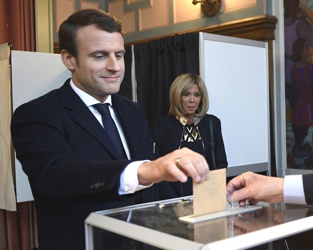 Brigitte Macron i Emmanuel Macron
