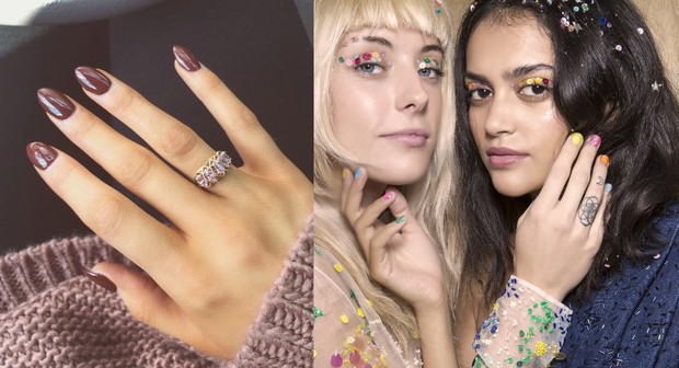 Paznokcie hybrydowe wiosna 2017