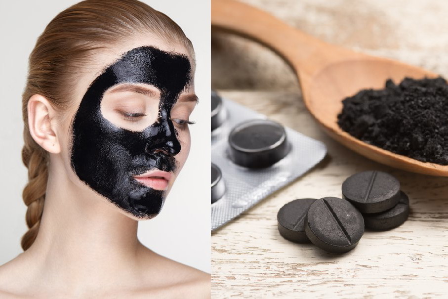 Czarna maska do twarzy