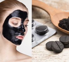 Czarna maska do twarzy