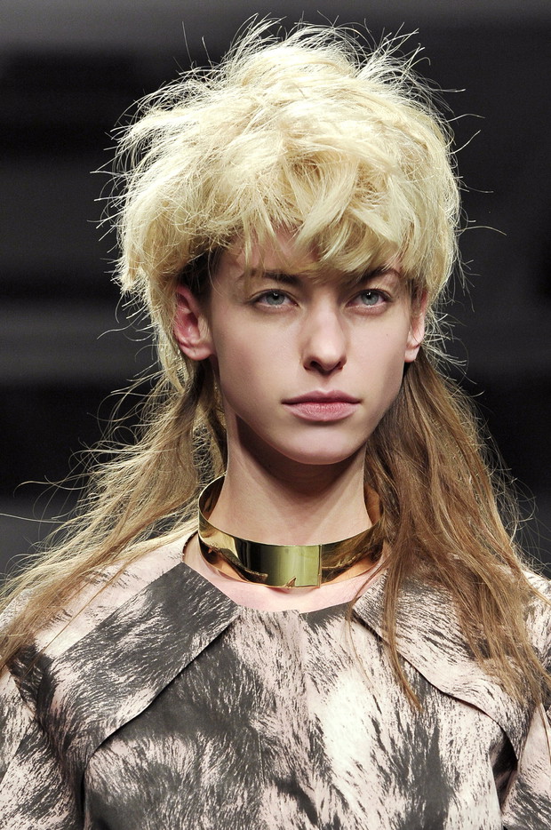 Fryzura na pokazie A. Detacher