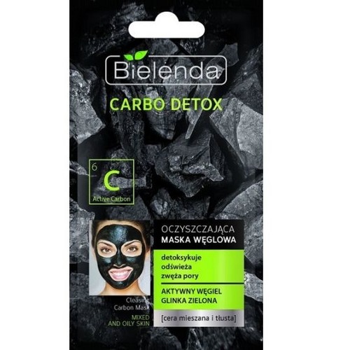 Oczyszczająca maska węglowa, Carbo Detox, Bielenda, 3,50 zł