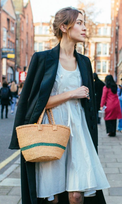 Słomkowy koszyk na lato 2017