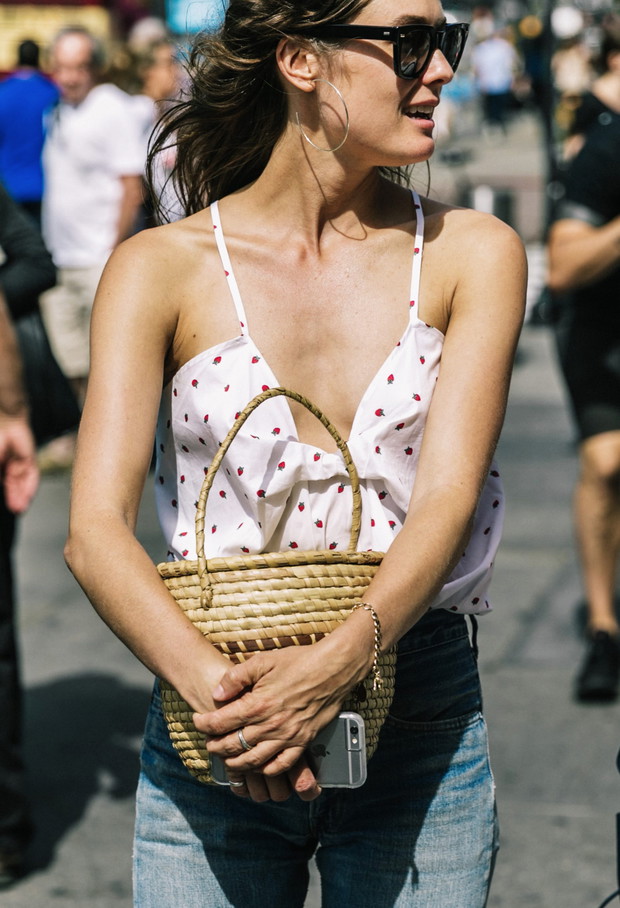 Słomkowy koszyk na lato 2017