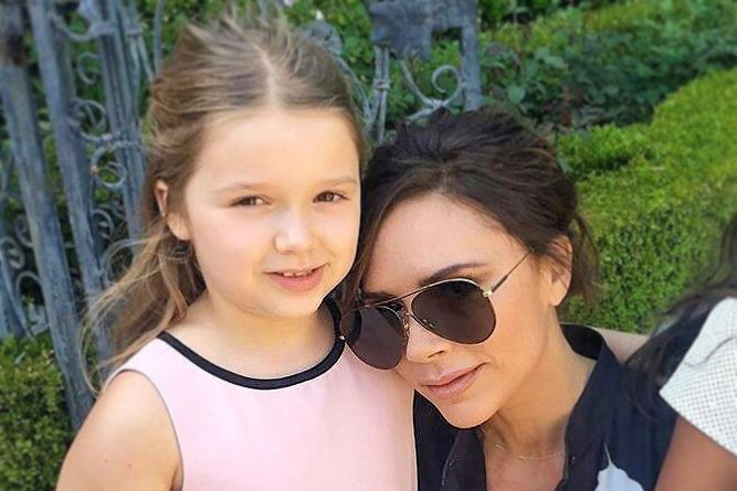 Harper Beckham i Victoria Beckham