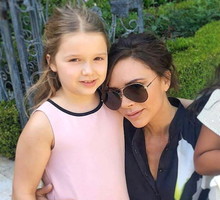 Harper Beckham i Victoria Beckham