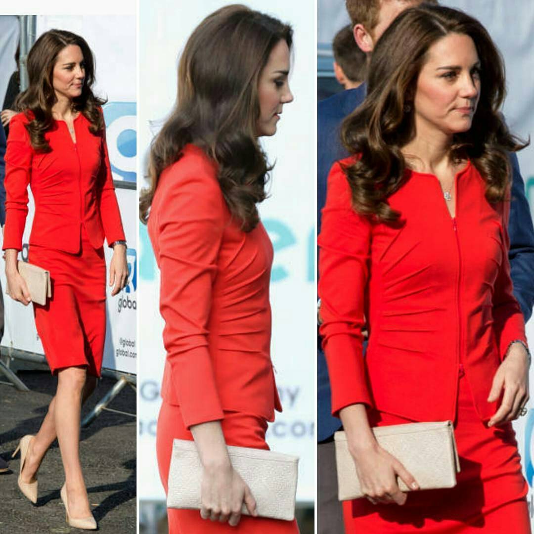 Kate Middleton z torebką Etui Bags